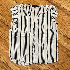 Rock & Republic Monochrome Striped Blouse